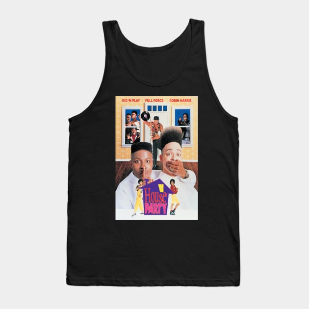 Kid 'N Play House Party Movie Poster Tank Top by Artist Club